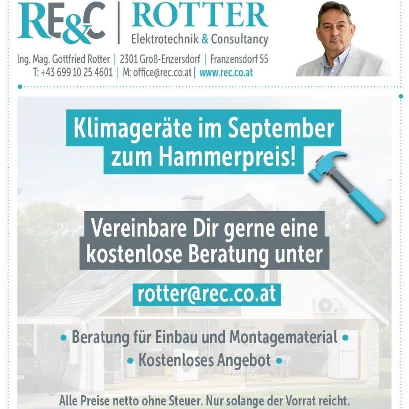Klimaanlagen-Angebot im September